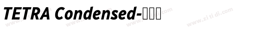 TETRA Condensed字体转换